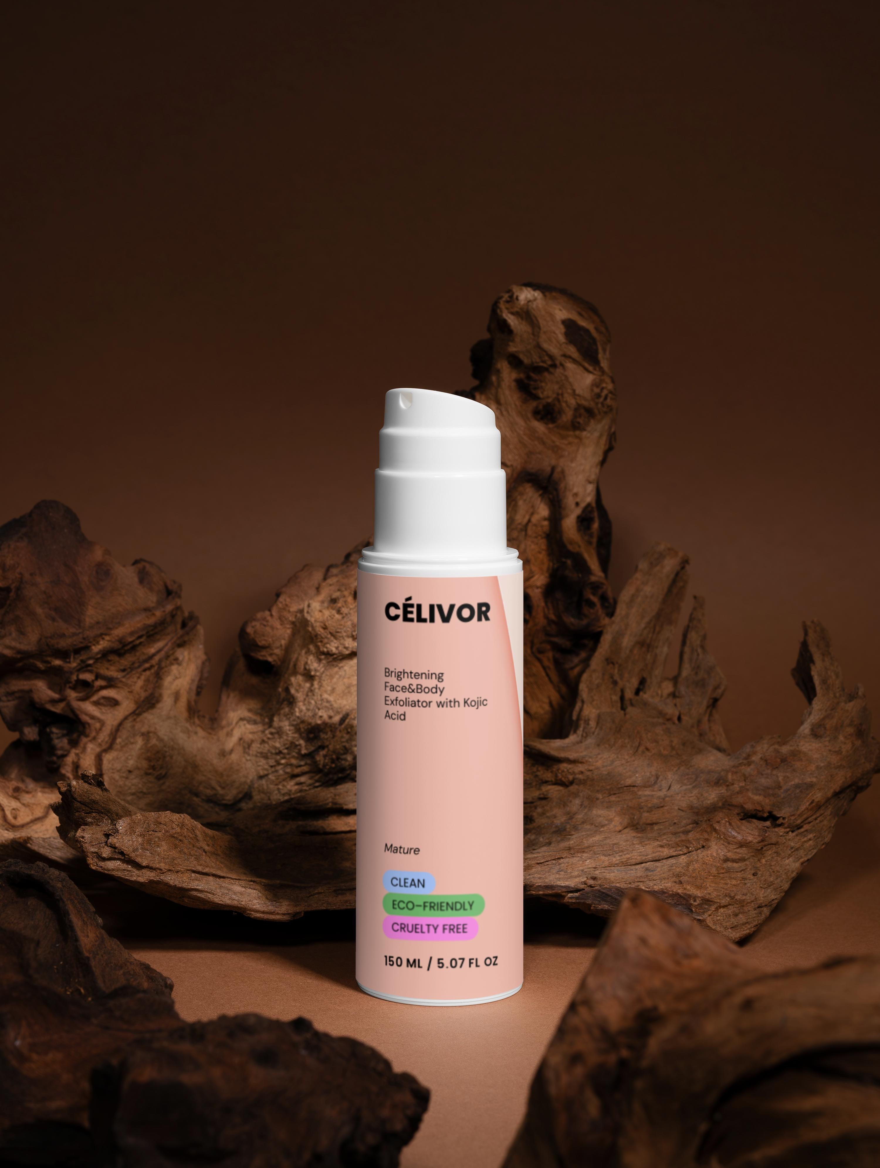 Brightening Face&Body Exfoliator with Kojic Acid