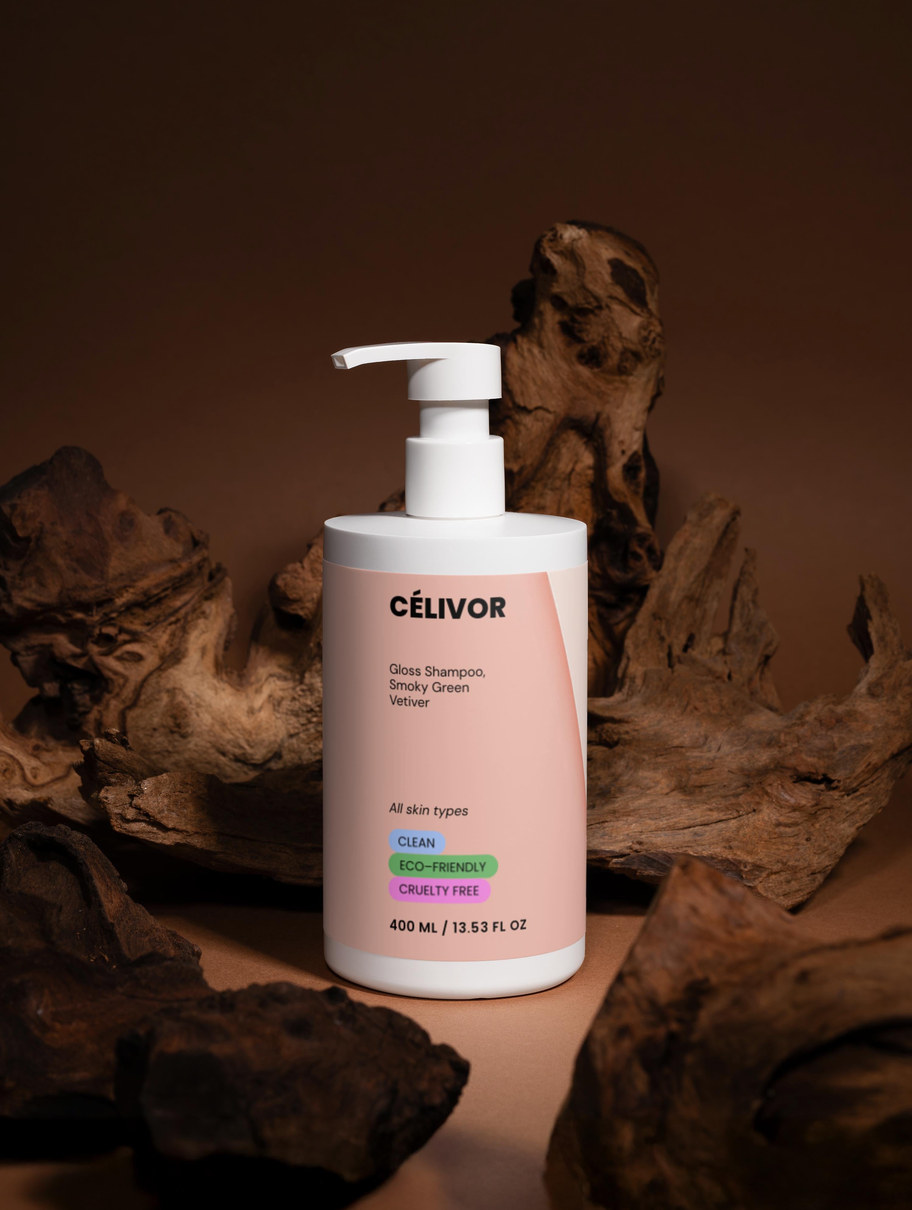 Gloss Shampoo, Smoky Green Vetiver