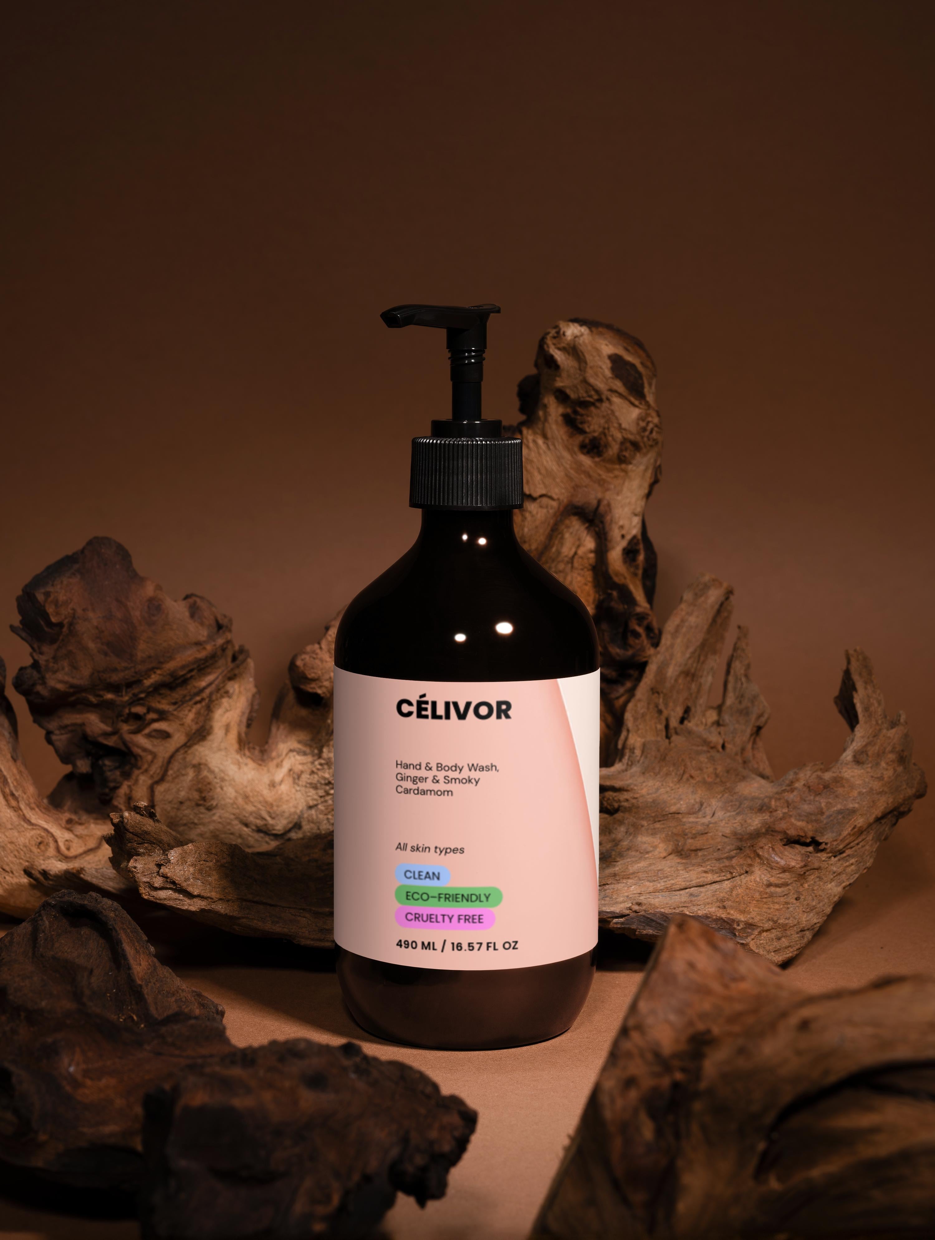 Hand & Body Wash, Ginger & Smoky Cardamom