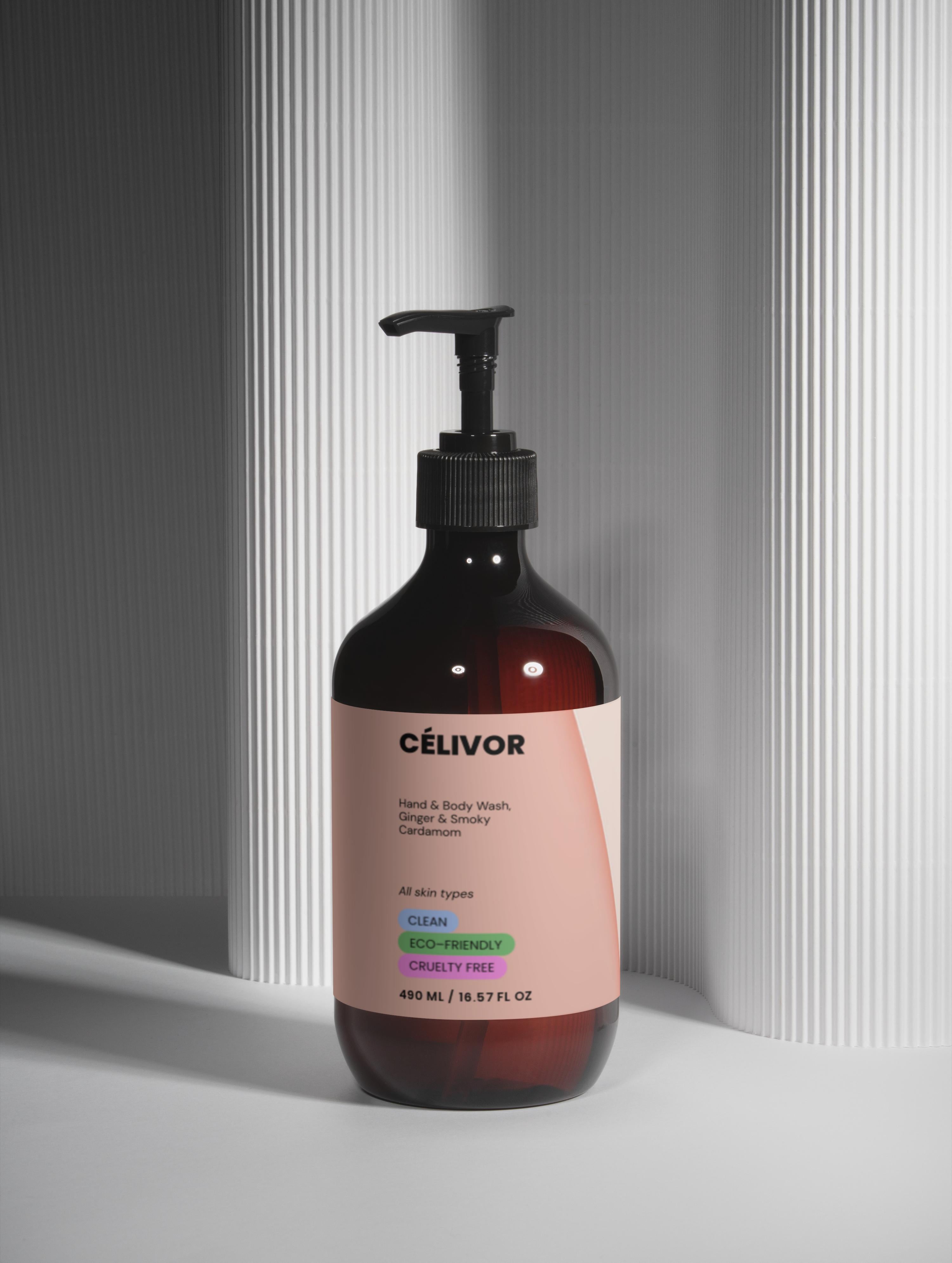Hand & Body Wash, Ginger & Smoky Cardamom