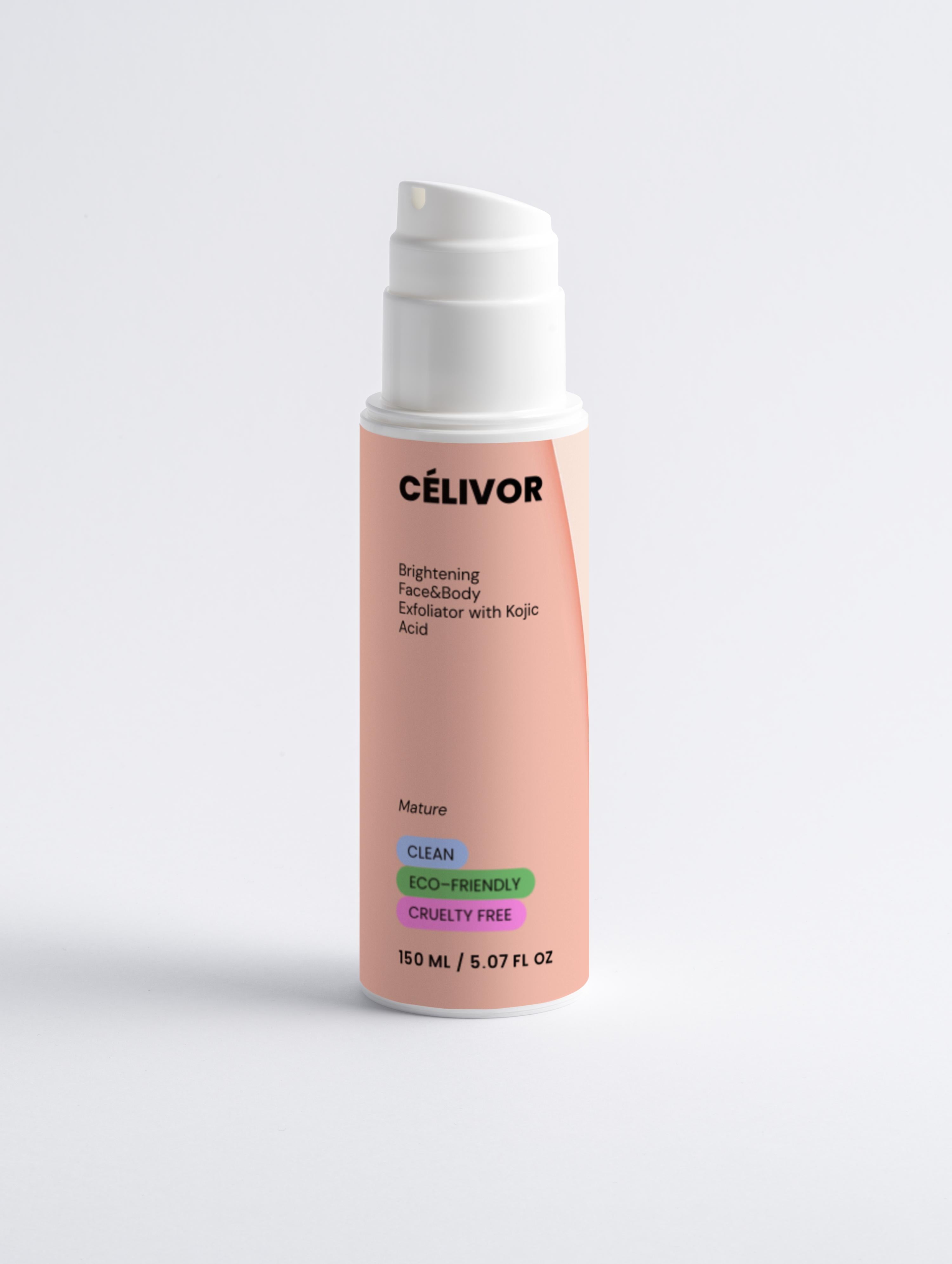 Brightening Face&Body Exfoliator with Kojic Acid